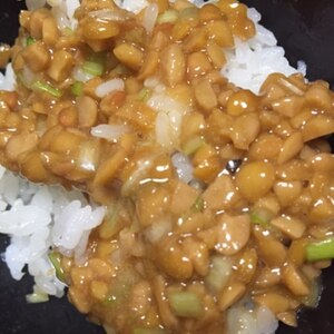 納豆の食べ方-福神漬け＆たくあん♪